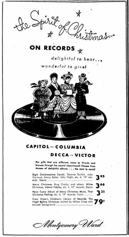 Wisconsin State Journal toy ads: 1940s
